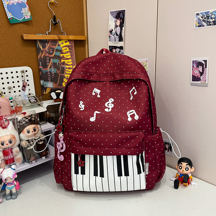 Musical-Themed Casual Backpack Stornfield