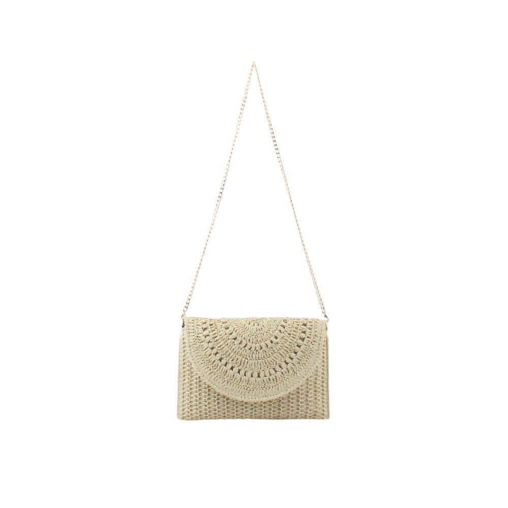 Fashionable crossbody bag made of handcrafted natural material with Stornfield