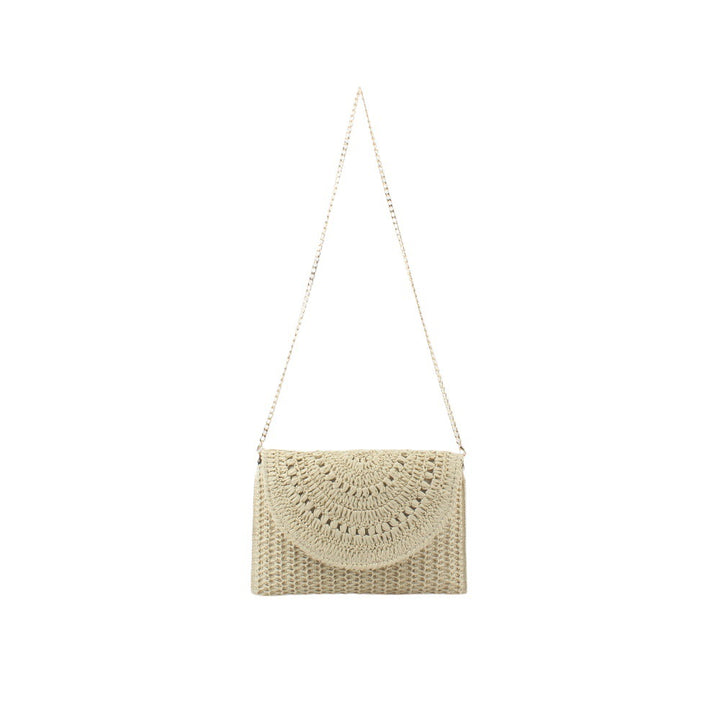 Fashionable crossbody bag made of handcrafted natural material with Stornfield