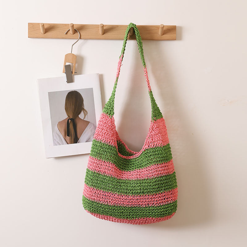 Casual Tote Bag in Striped Design Stornfield