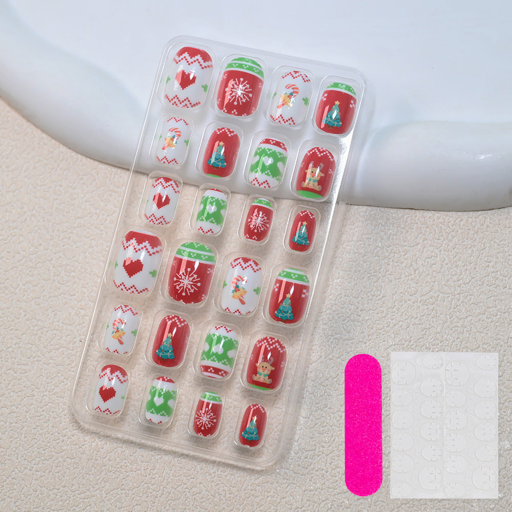 Themed Summer Beach Nail Art Press-On Nails Stornfield