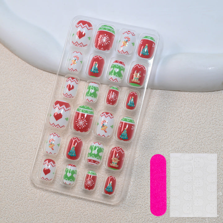 Themed Summer Beach Nail Art Press-On Nails Stornfield