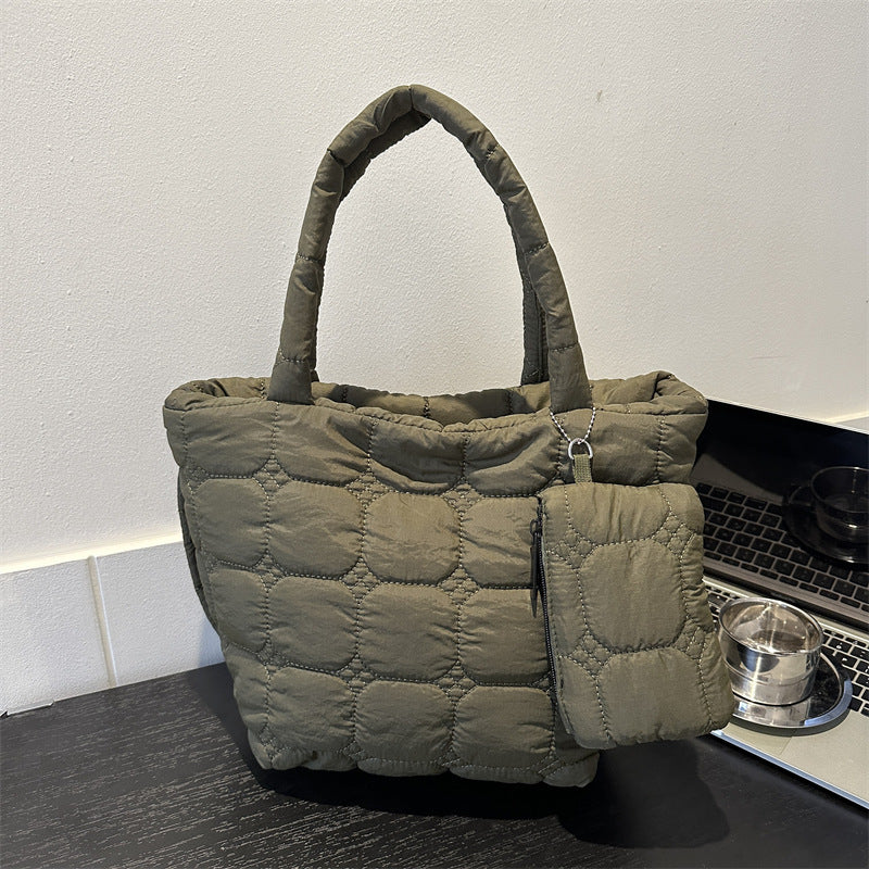 Cozy Quilted Tote Bag