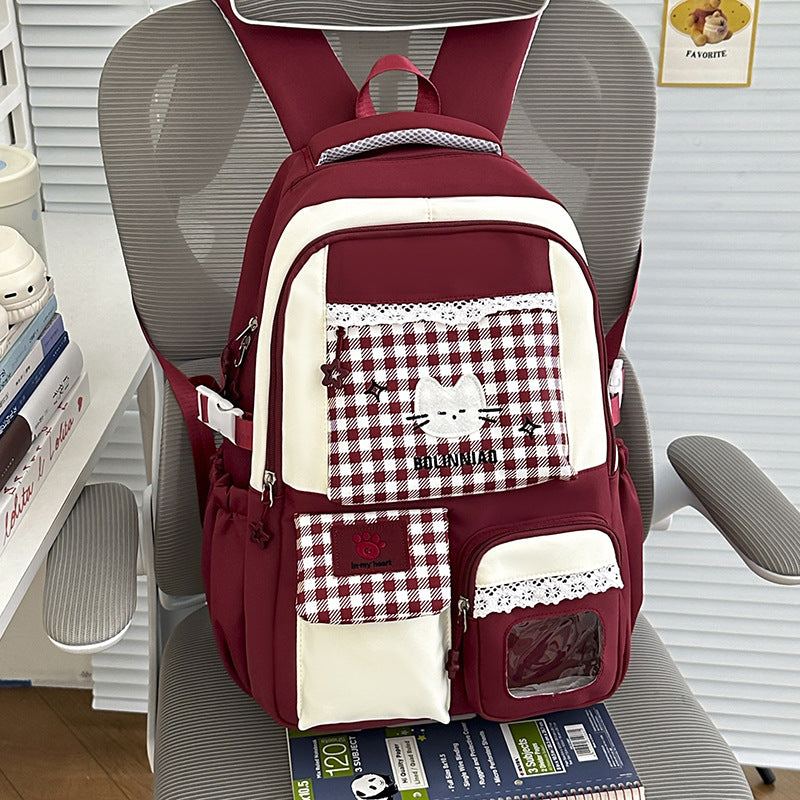 Cute Cartoon Cat-Themed Backpack Stornfield