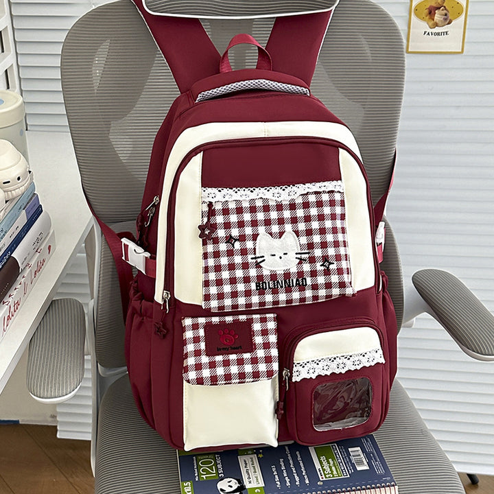 Cute Cartoon Cat-Themed Backpack Stornfield