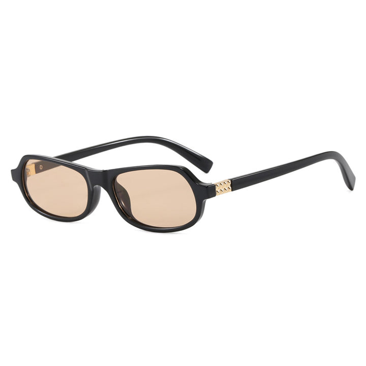 Ladies stylish fashionable sunglasses with golden accents Stornfield