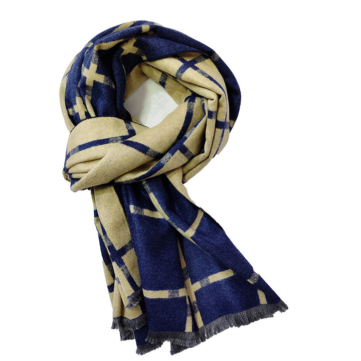 Ladies Elegant and Warm Scarf with Geometric Pattern Stornfield