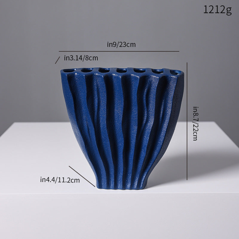 Sculptural Textured Ceramic Vase Stornfeild