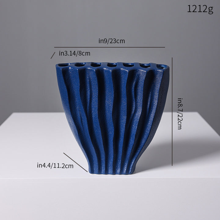 Sculptural Textured Ceramic Vase Stornfeild