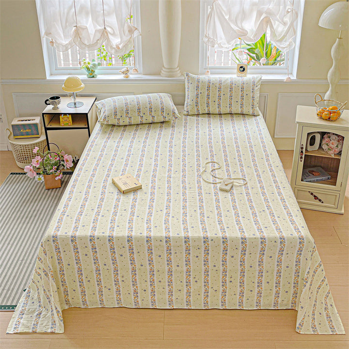 Cartoon-Themed Fitted Bed Sheet Set
