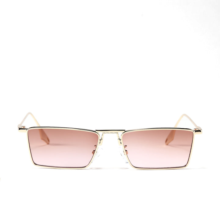 Ladies elegant geometric sunglasses with stylish metal frame Stornfield