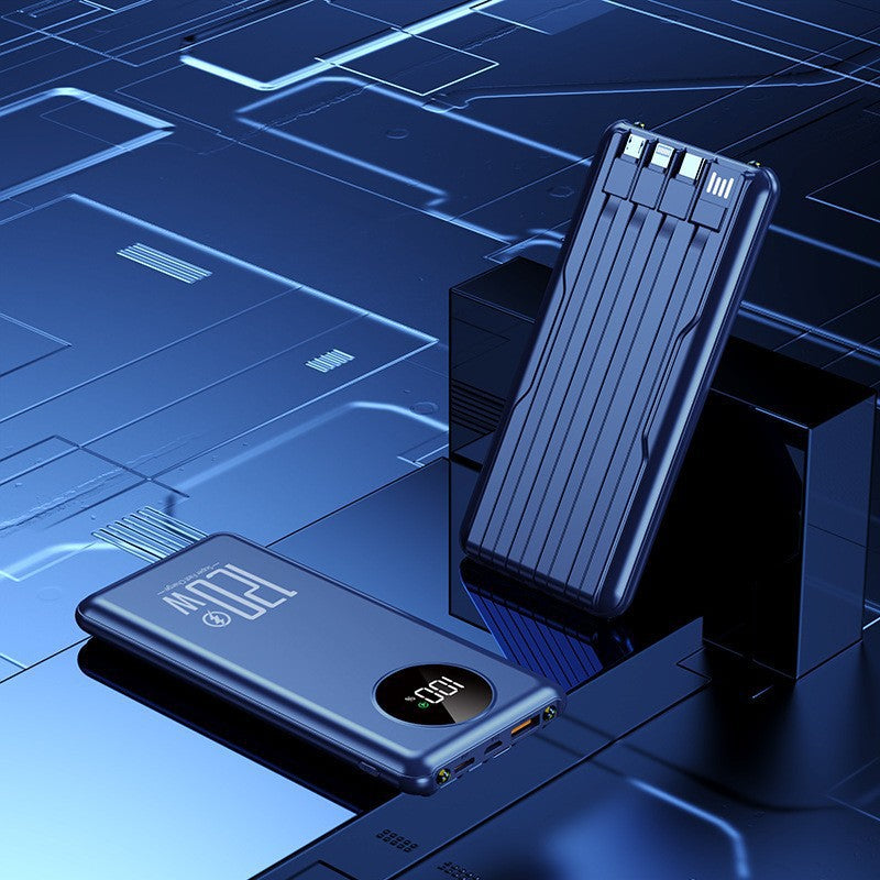Portable high-performance power bank with intelligent cable management Stornfield