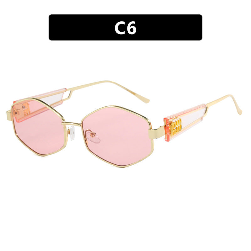 Women's geometric sunglasses with fashionable design and UV protection Stornfield