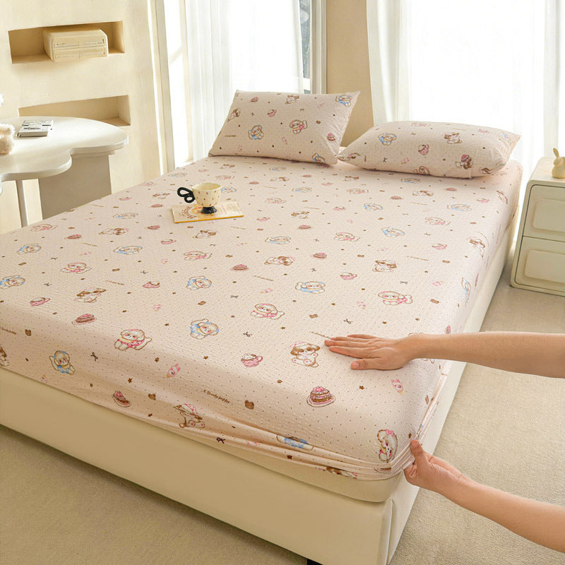 Soft Printed Mattress Protector