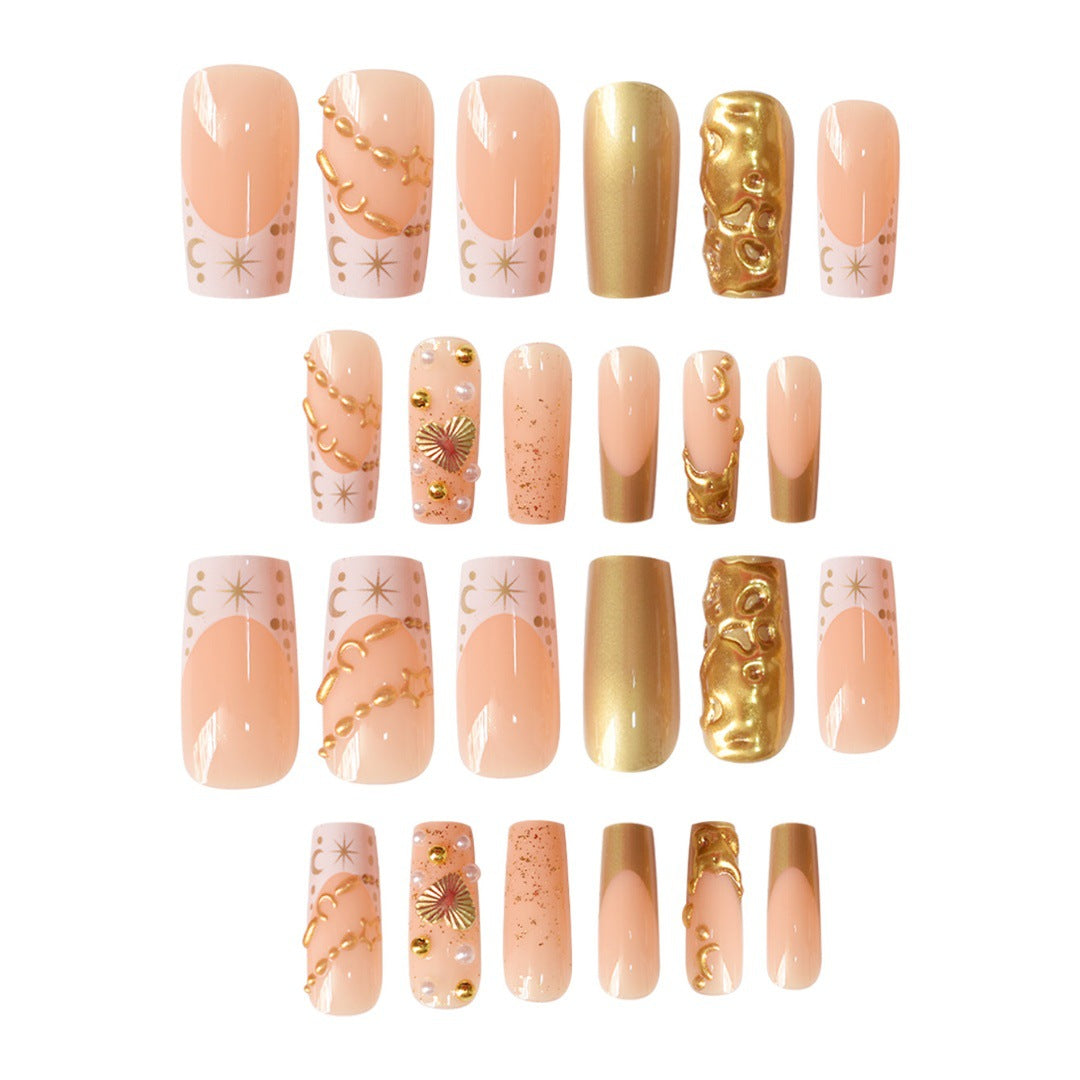 Premium Decorative Press-On Nail Art Stornfield