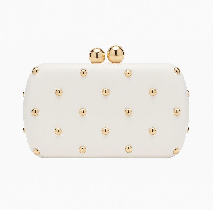 Decorative Studded Evening Clutch