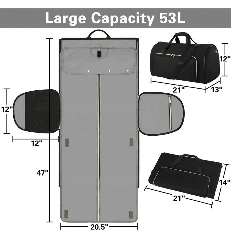 Multifunctional travel bag with folding mechanism Stornfield
