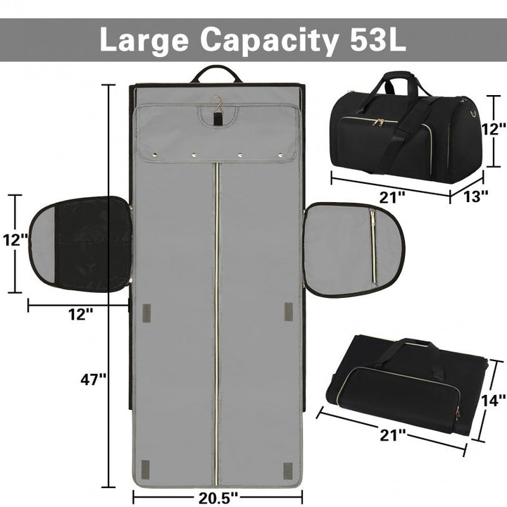 Multifunctional travel bag with folding mechanism Stornfield