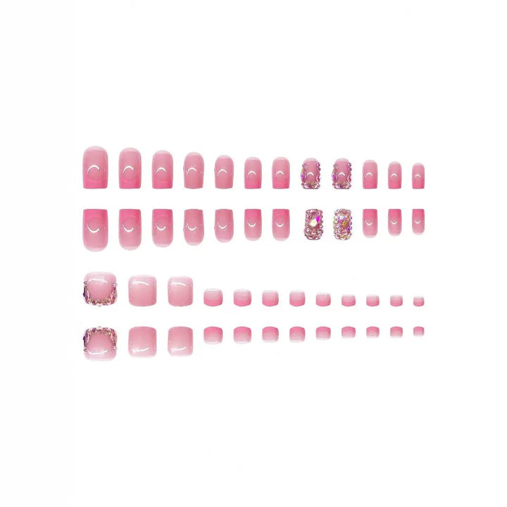Decorative Nail Art Set with Rhinestone Accents Stornfield