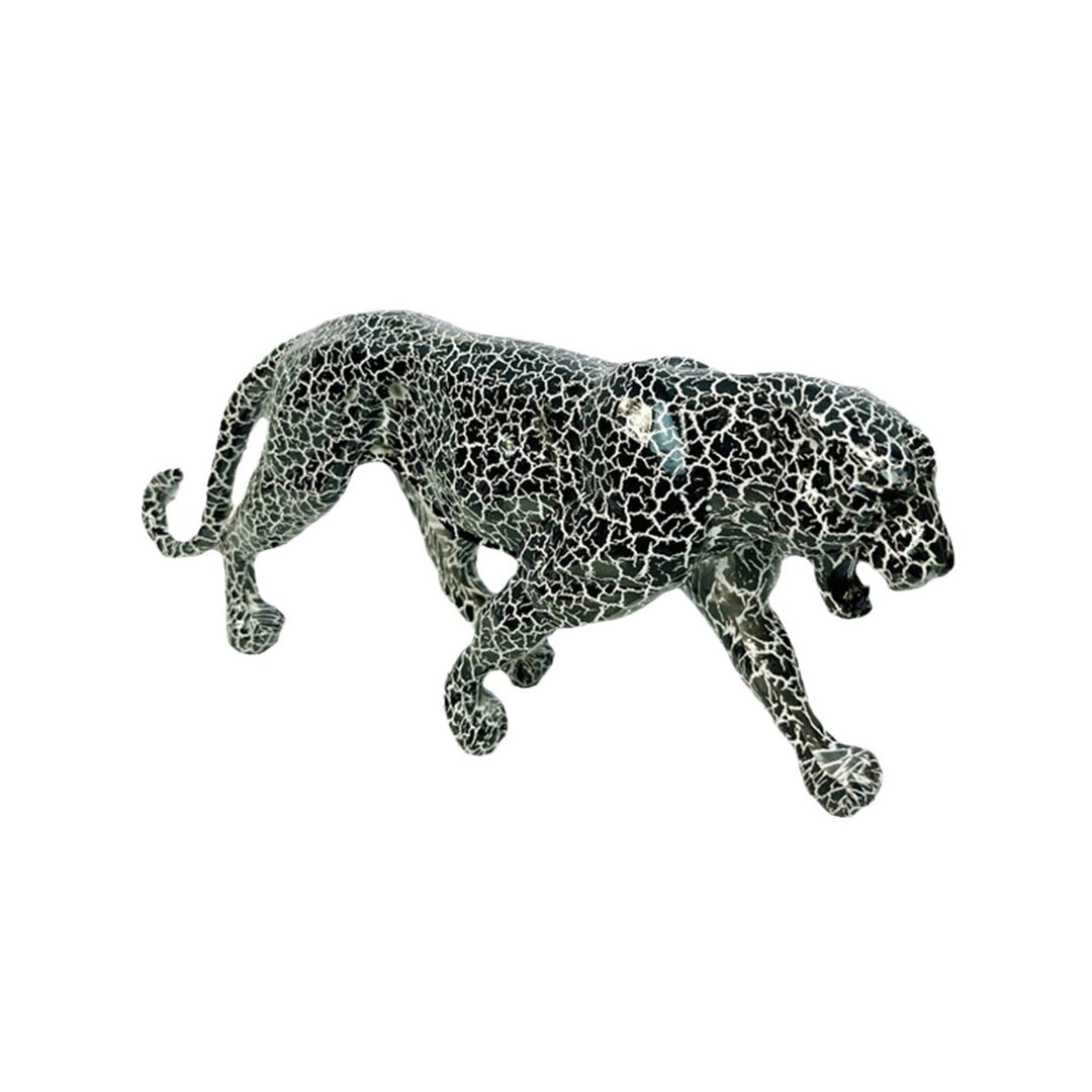Decorative leopard figure made of resin Stornfield