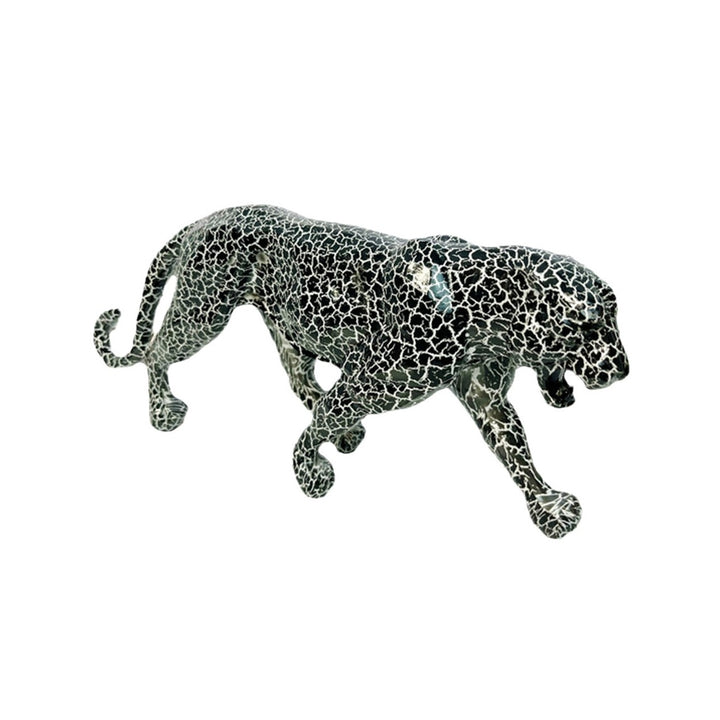 Decorative leopard figure made of resin Stornfield