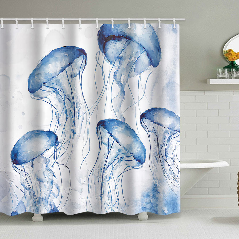 Coastal Pattern Shower Curtain Stornfield