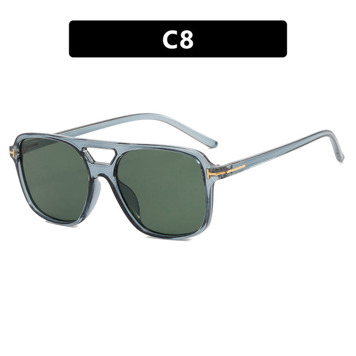 Women's fashionable square sunglasses with luxurious plastic frame and UV protection Stornfield