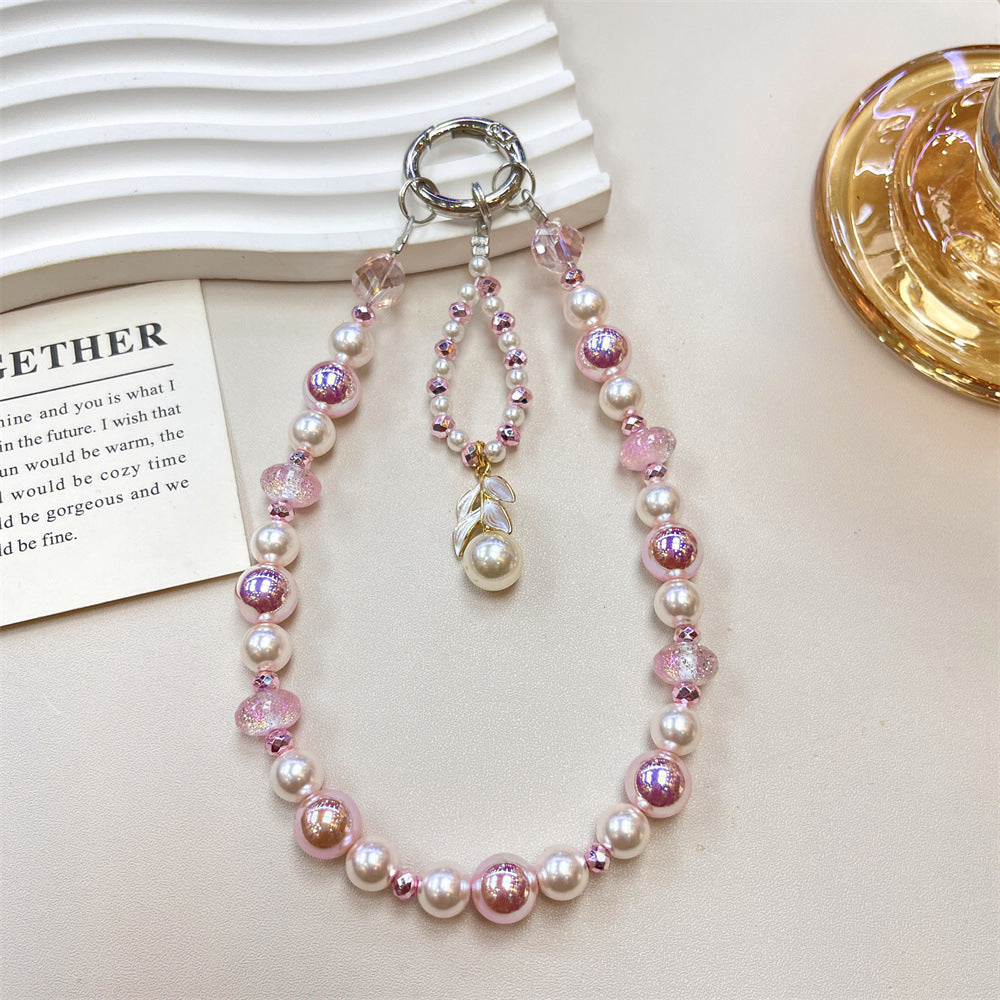 Elegant Pearl Beaded Charm Necklace Stornfield