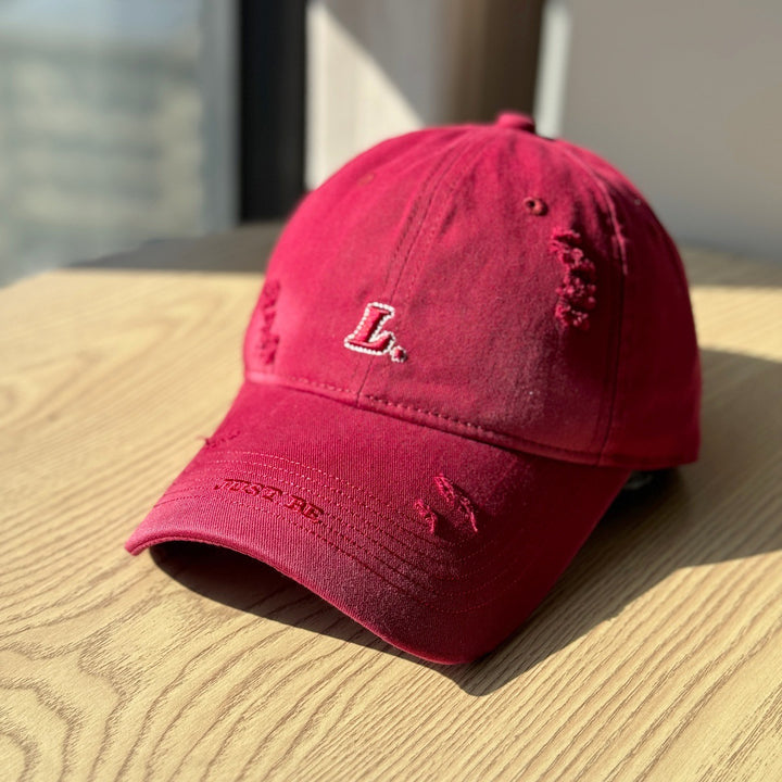 Women's Distressed Cotton Baseball Cap Stornfield