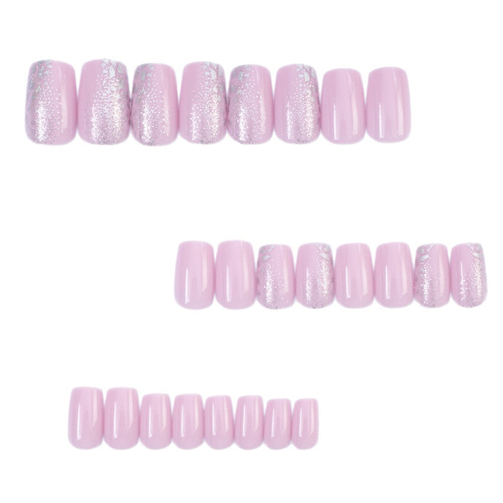 Glamorous artificial nails with glitter decoration Stornfield
