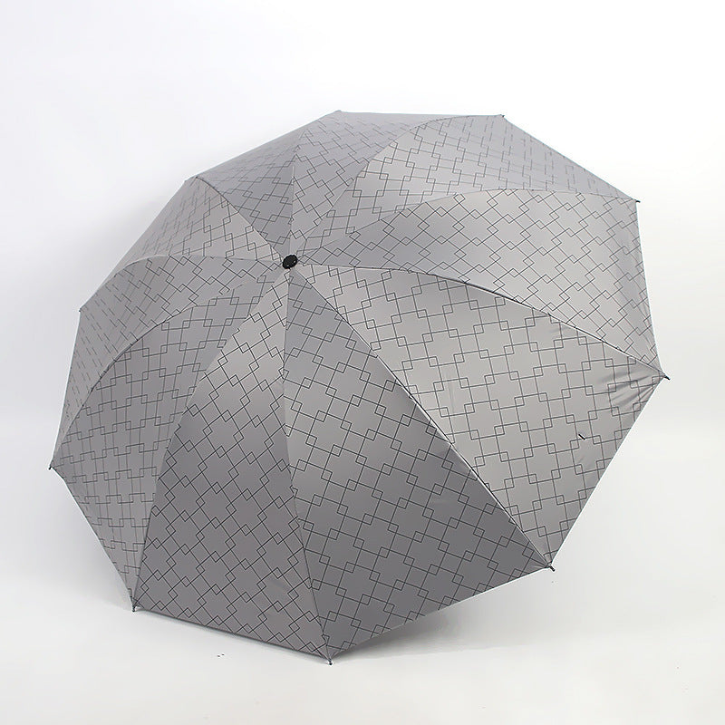 Women's Folding Umbrella with Modern Geometric Pattern Stornfield