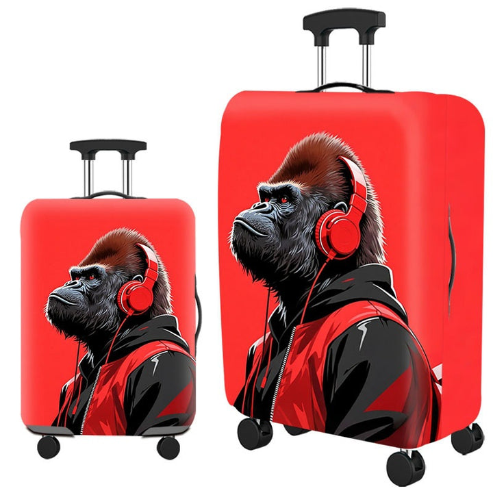 Artistic Cat-Themed Hard Shell Suitcase Stornfield