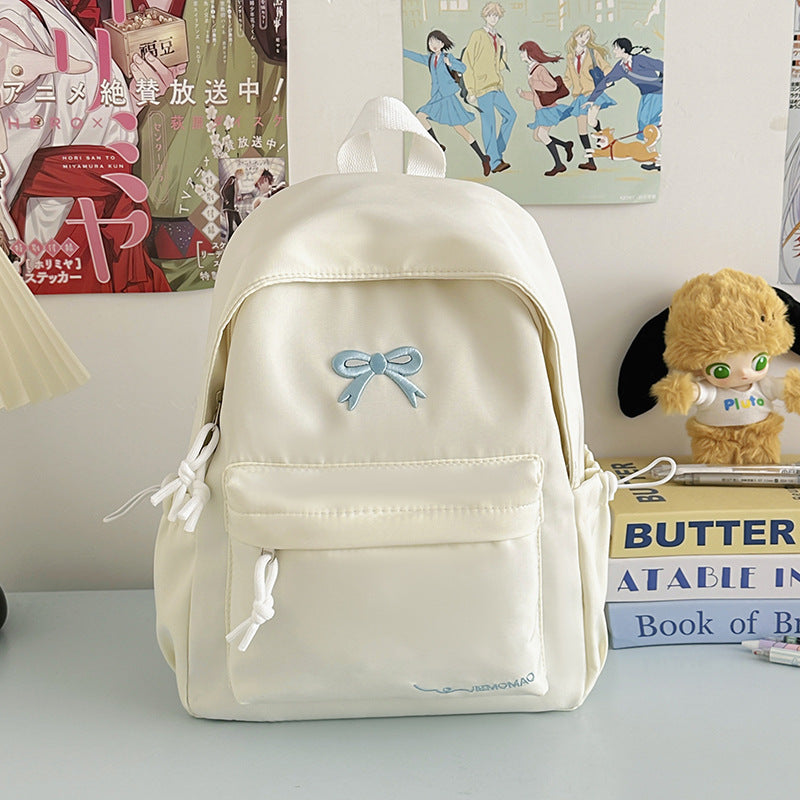 Chic Bow-Accent Backpack Stornfield