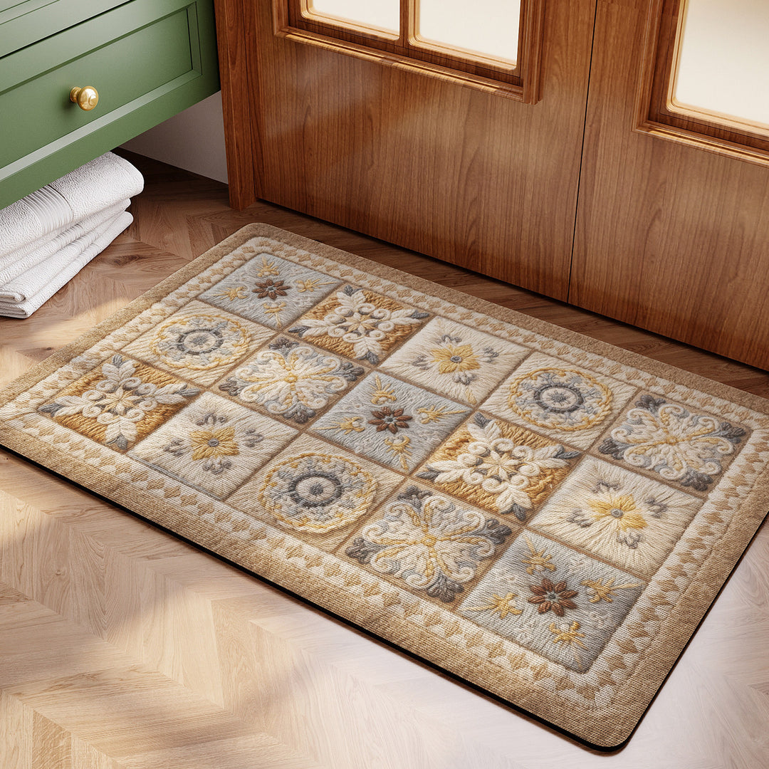 Textured Reversible Bath Rug