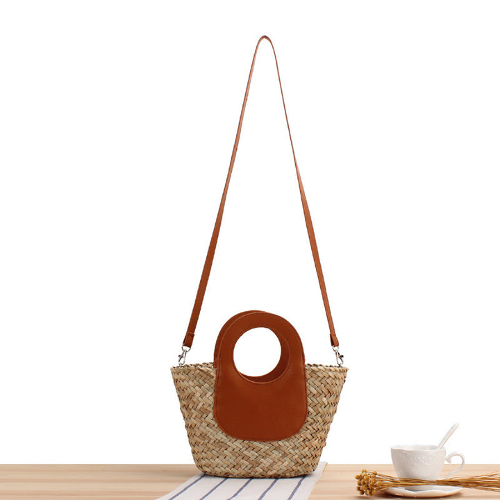 Designer Shoulder Bag in Modern Wave Pattern Stornfield