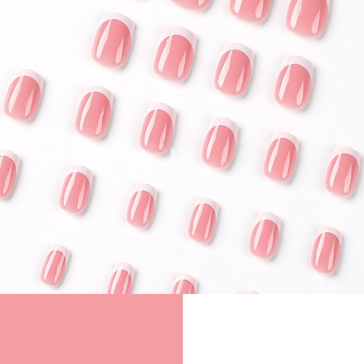 Elegant Nail Art with French Tip Design Stornfield