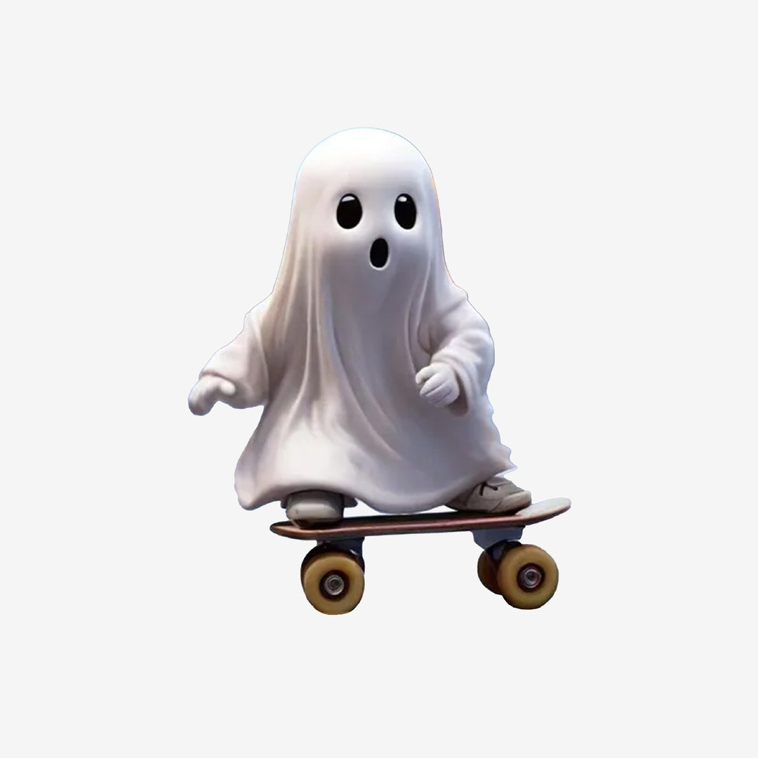 Decorative skateboard ghost figure Stornfield
