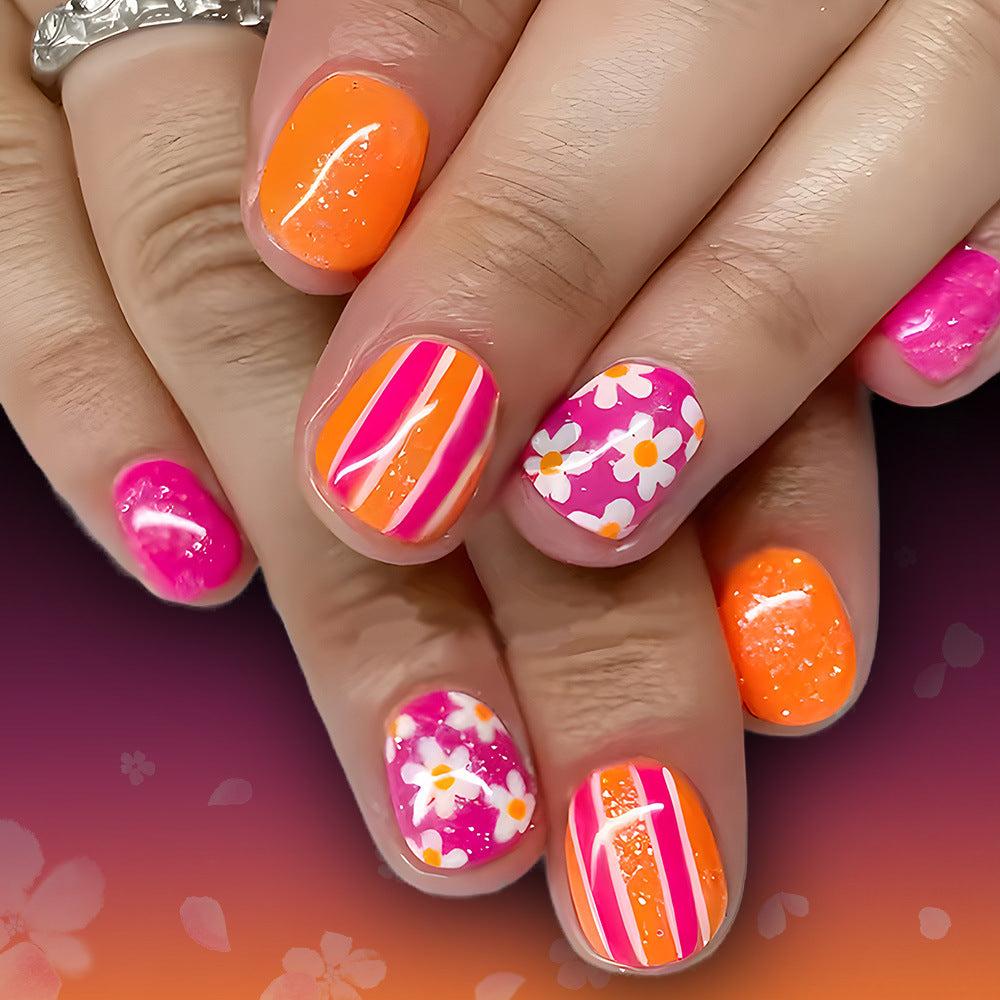 Vibrant Floral Nail Art Kit Stornfield