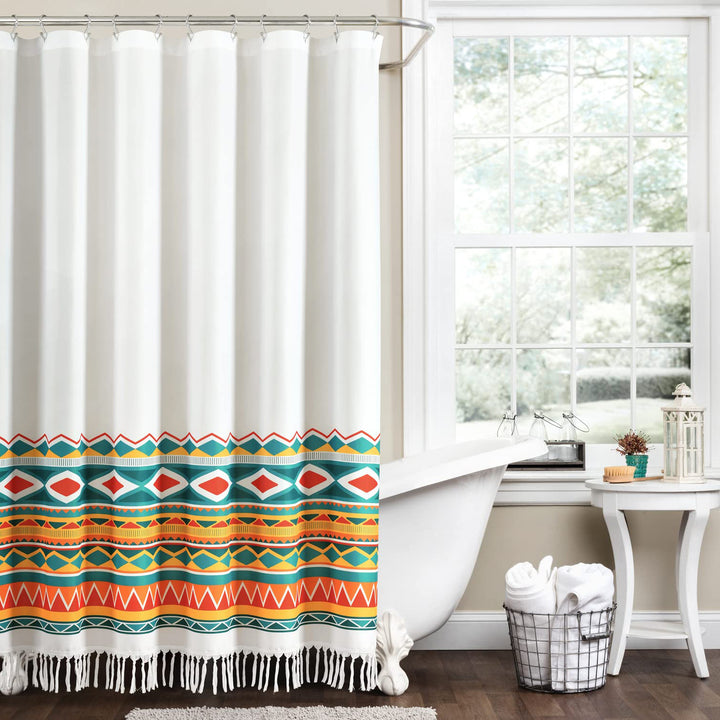 Artistic Patterned Shower Curtain Stornfield