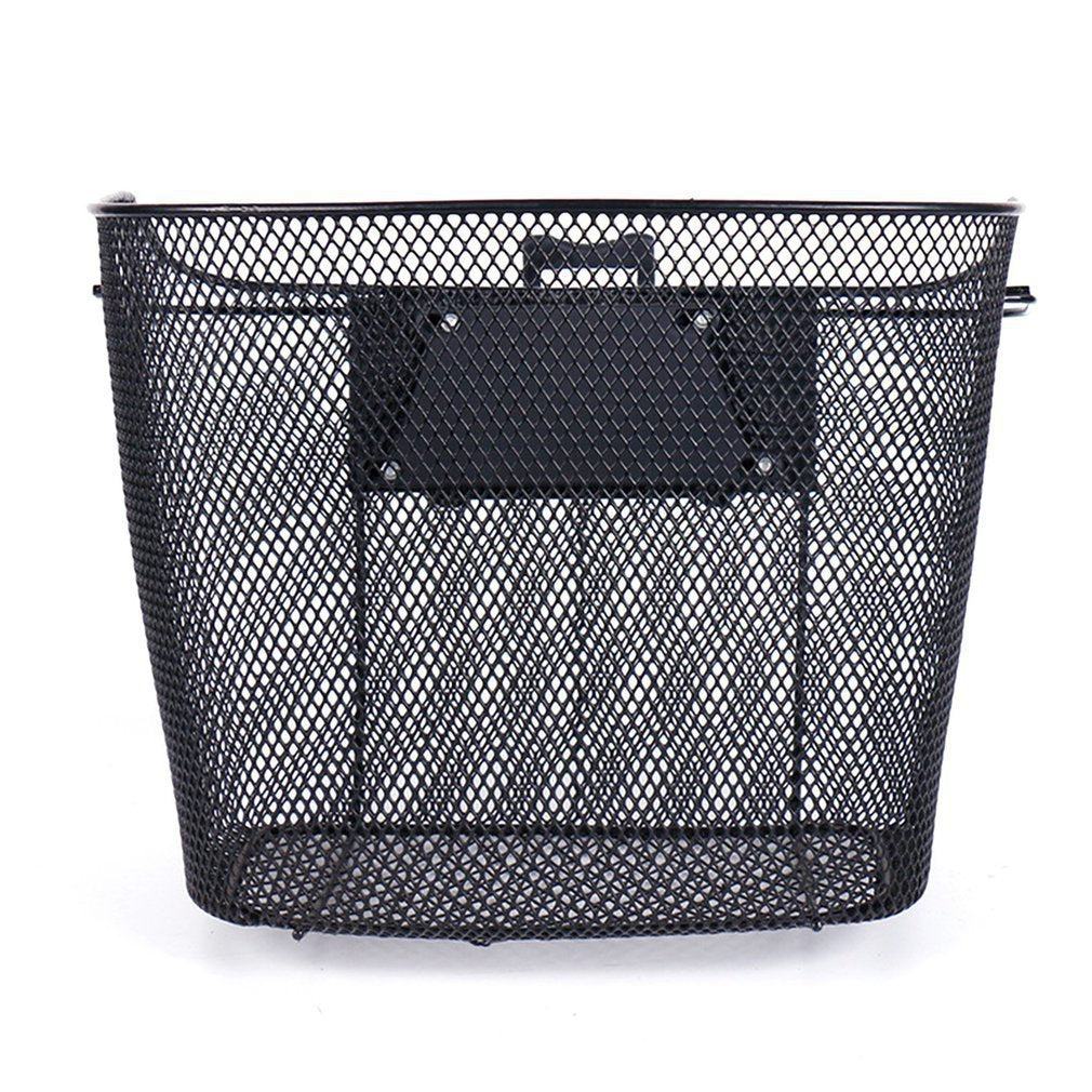 Front Quick Release Mesh Bicycle Basket with Locking Handlebar Mount Stornfield