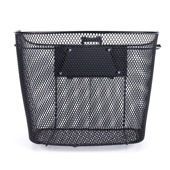 Front Quick Release Mesh Bicycle Basket with Locking Handlebar Mount Stornfield