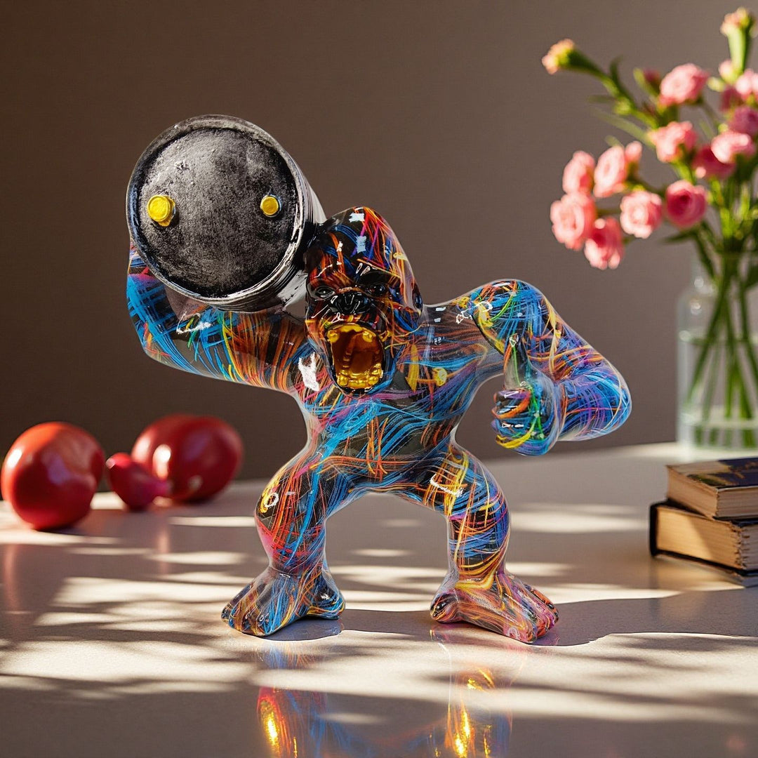 Sporty decorative figure of a weightlifter Stornfield