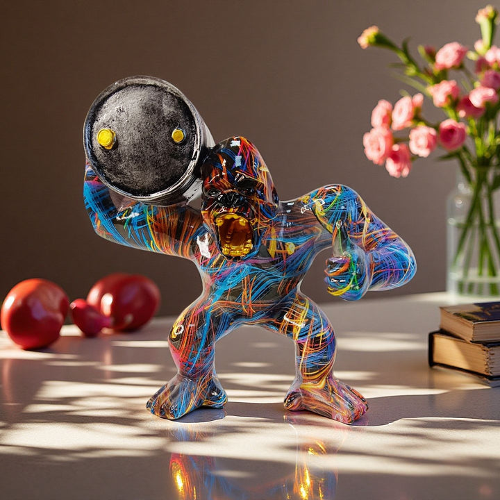 Sporty decorative figure of a weightlifter Stornfield