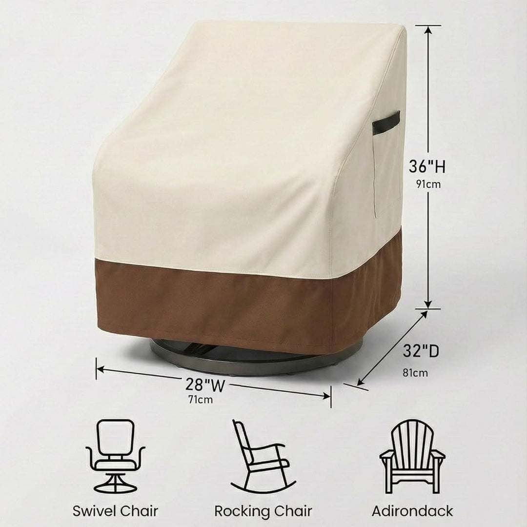 Protective cover for swivel lounge chairs Stornfield