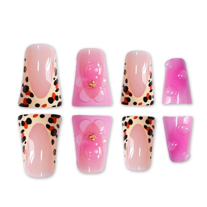 Floral and Animal Print Press-On Nail Extensions Stornfield