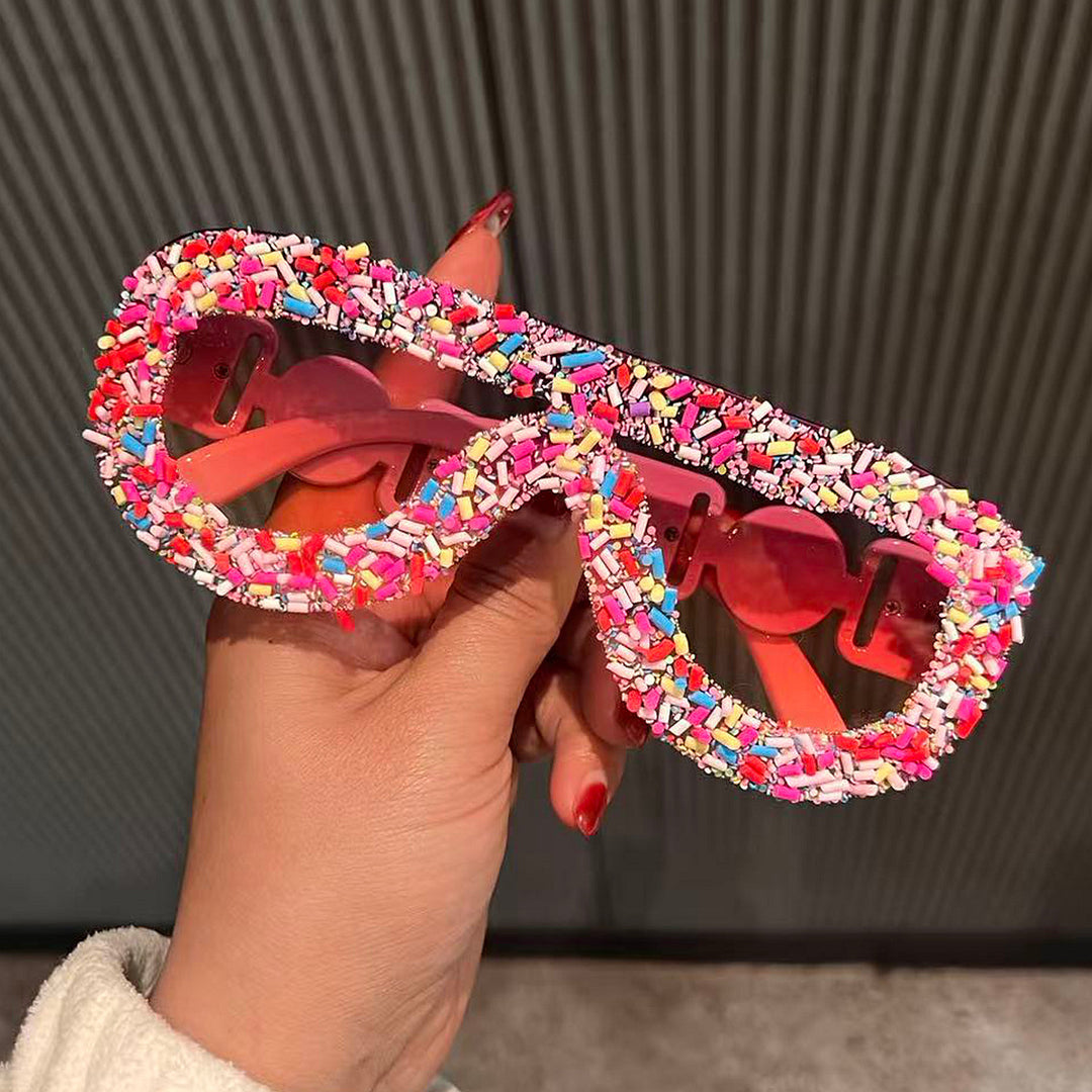 Women's trendy sunglasses with creative icing design Stornfield