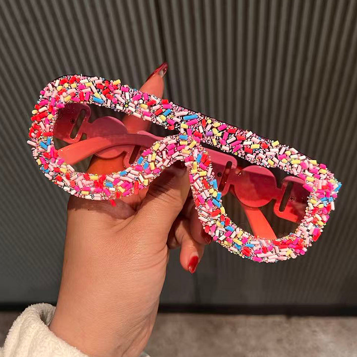 Women's trendy sunglasses with creative icing design Stornfield