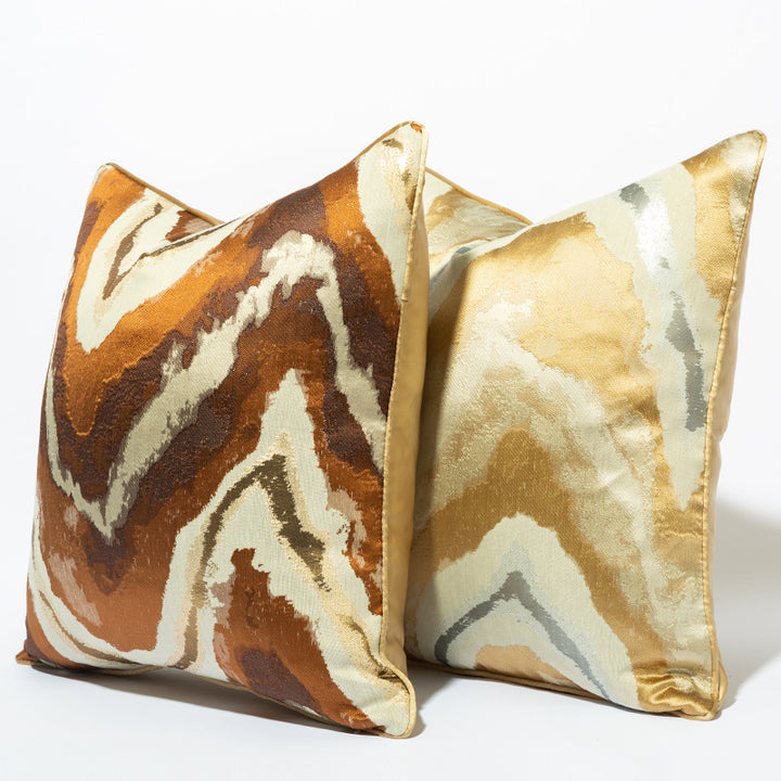 Luxurious Geometric Throw Pillow