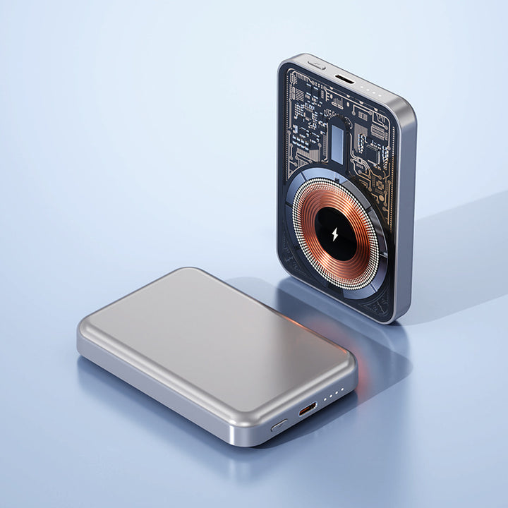 Magnetic Powerbank with Qi Technology Stornfield