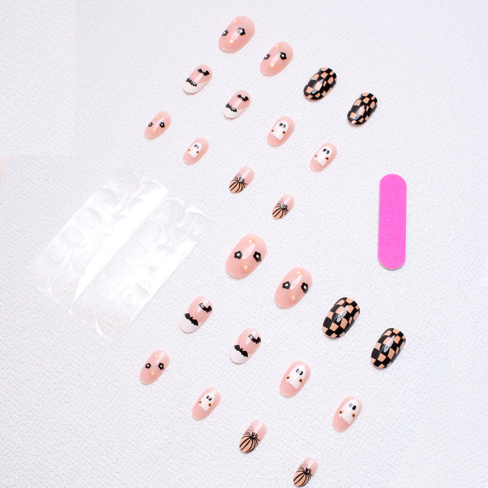 Halloween-Themed Press-On Nail Art Stornfield 1787370325
